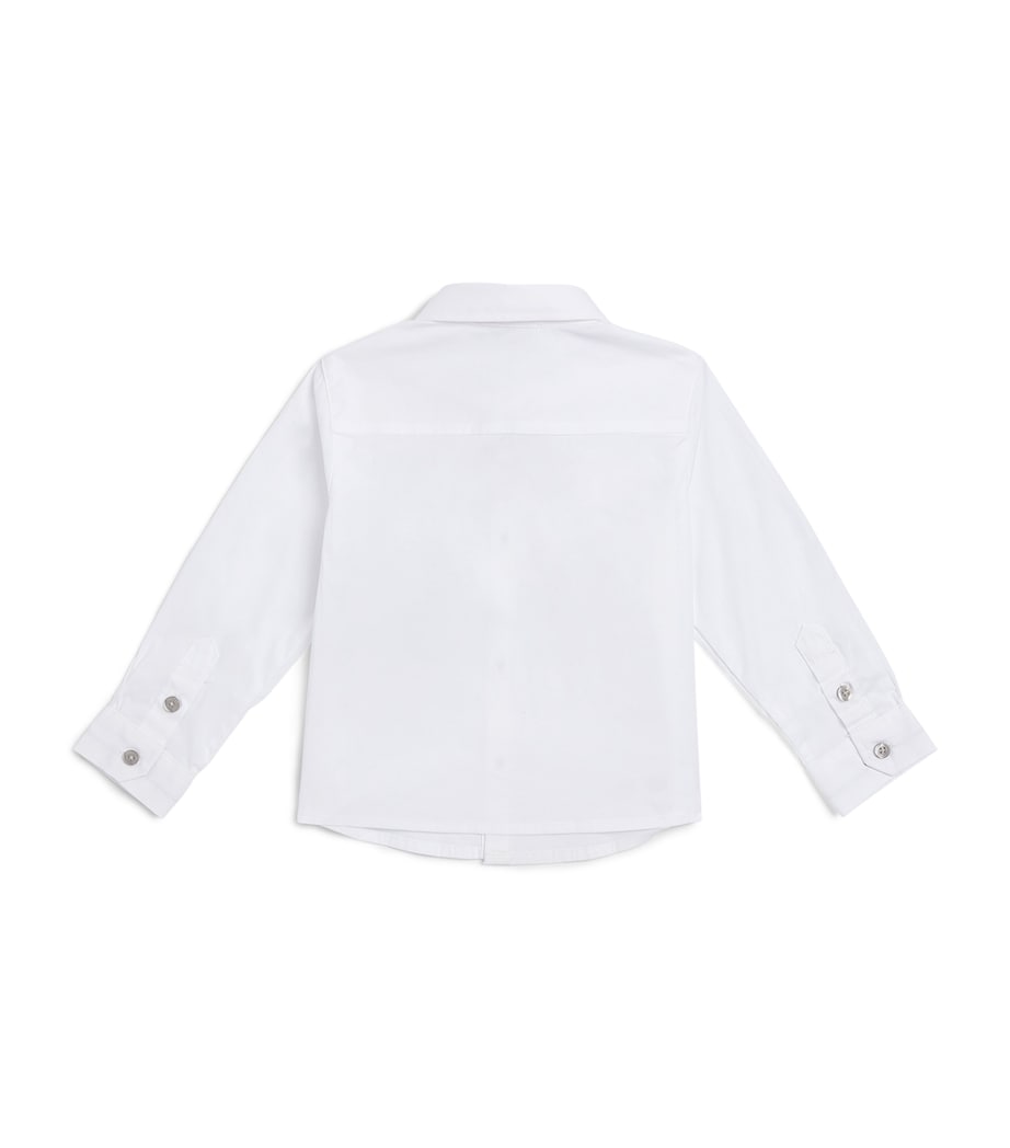 Embroidered Logo Shirt (9-36 Months) 0100 OPTICAL WHITE Image 2