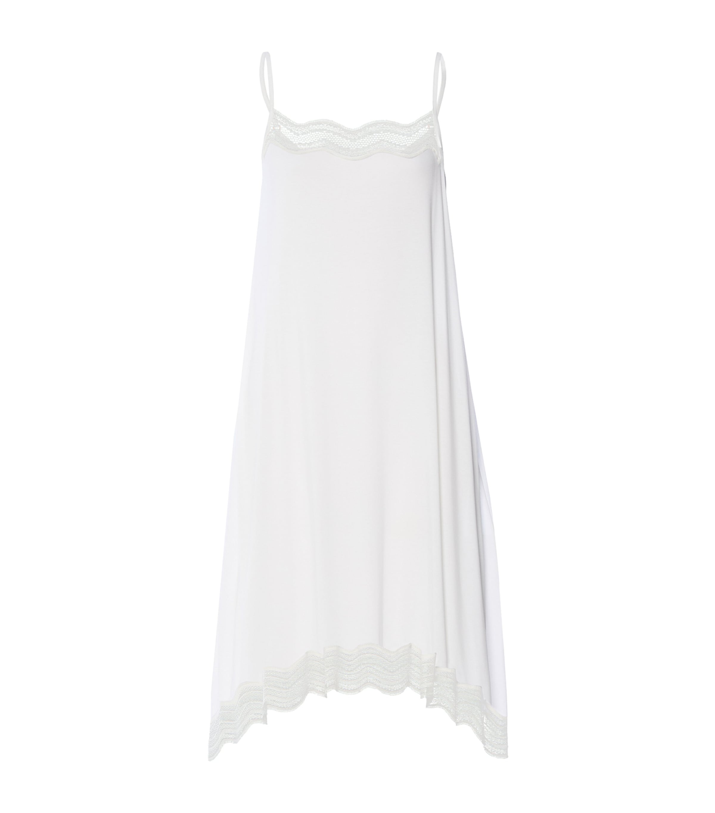 Hanro Womens Modal Cira Nightdress Off White Image 1
