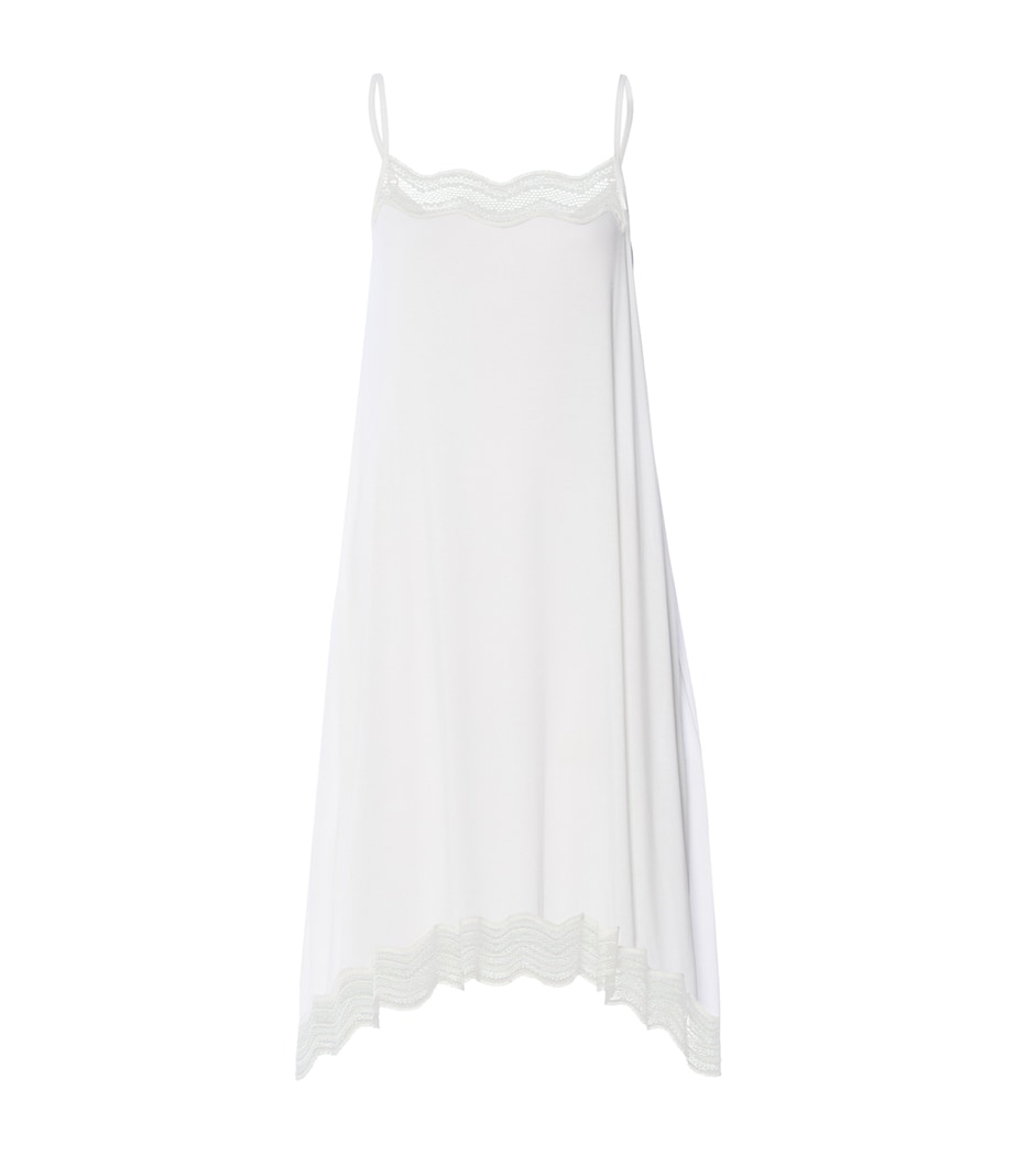 Hanro Womens Modal Cira Nightdress Off White Image 1