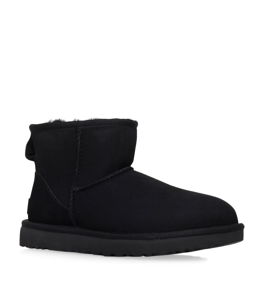 Classic Mini Suede Boots BLACK Image 3