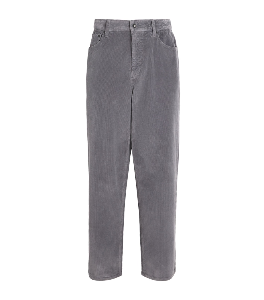 Cotton-Blend Corduroy rbBAGGY Trousers SLATE Image 1