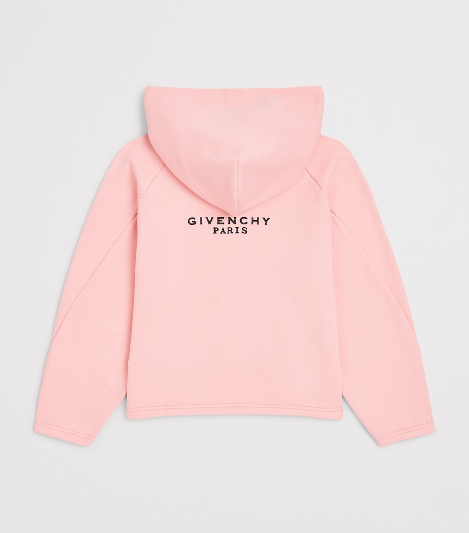 Givenchy Kids Cotton Logo Zip-Up Hoodie (4-12+ Years) Image 2