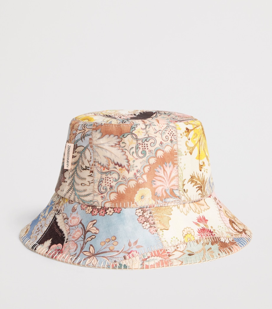 Canvas Patchwork Bucket Hat PATCH MULTIPTML Image 2