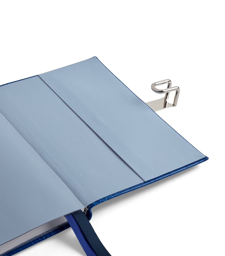 Smythson Leather Mara Soho A5 Mid-Year 2026 Diary Cerulean Image 4