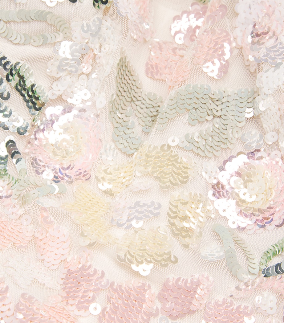 Embellished Rosalie Ballerina Midi Dress CREAM Image 5