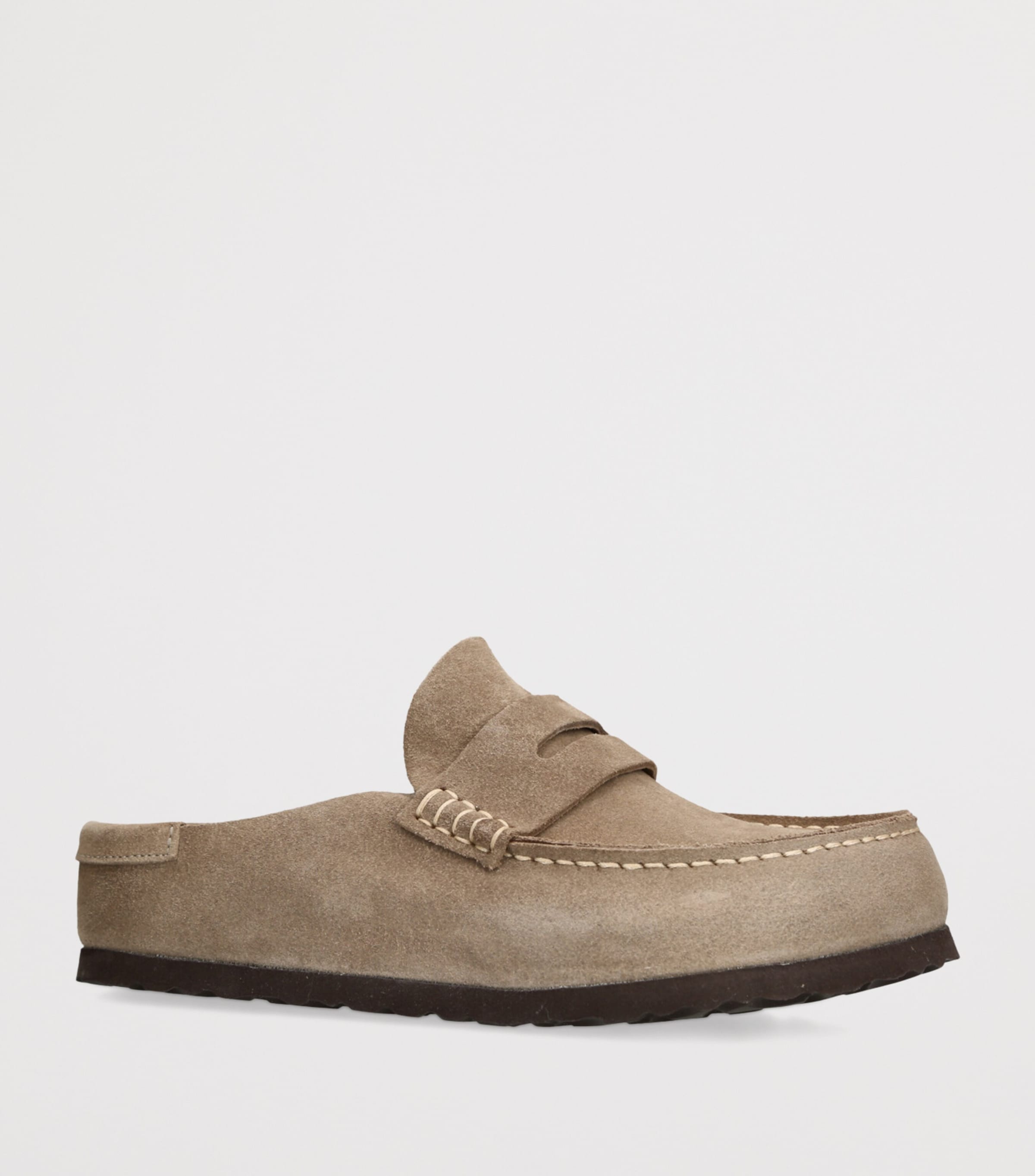 Suede Naples Wrapped Clogs TAUPE Image 3