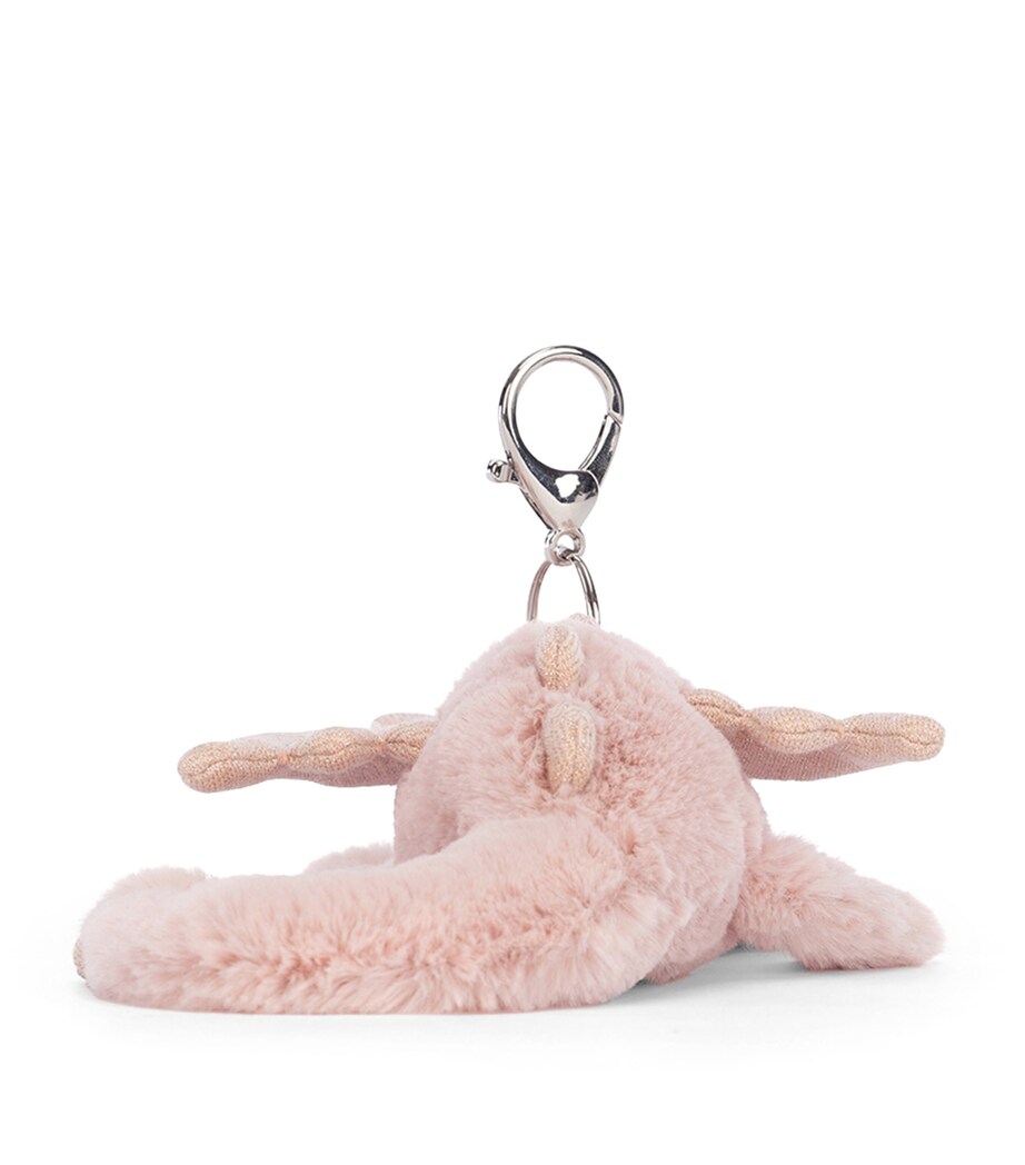 FLUFFY BUNNY BAG CHARM ROSE FLUFFY BUNNY BAG CHARM ROSE