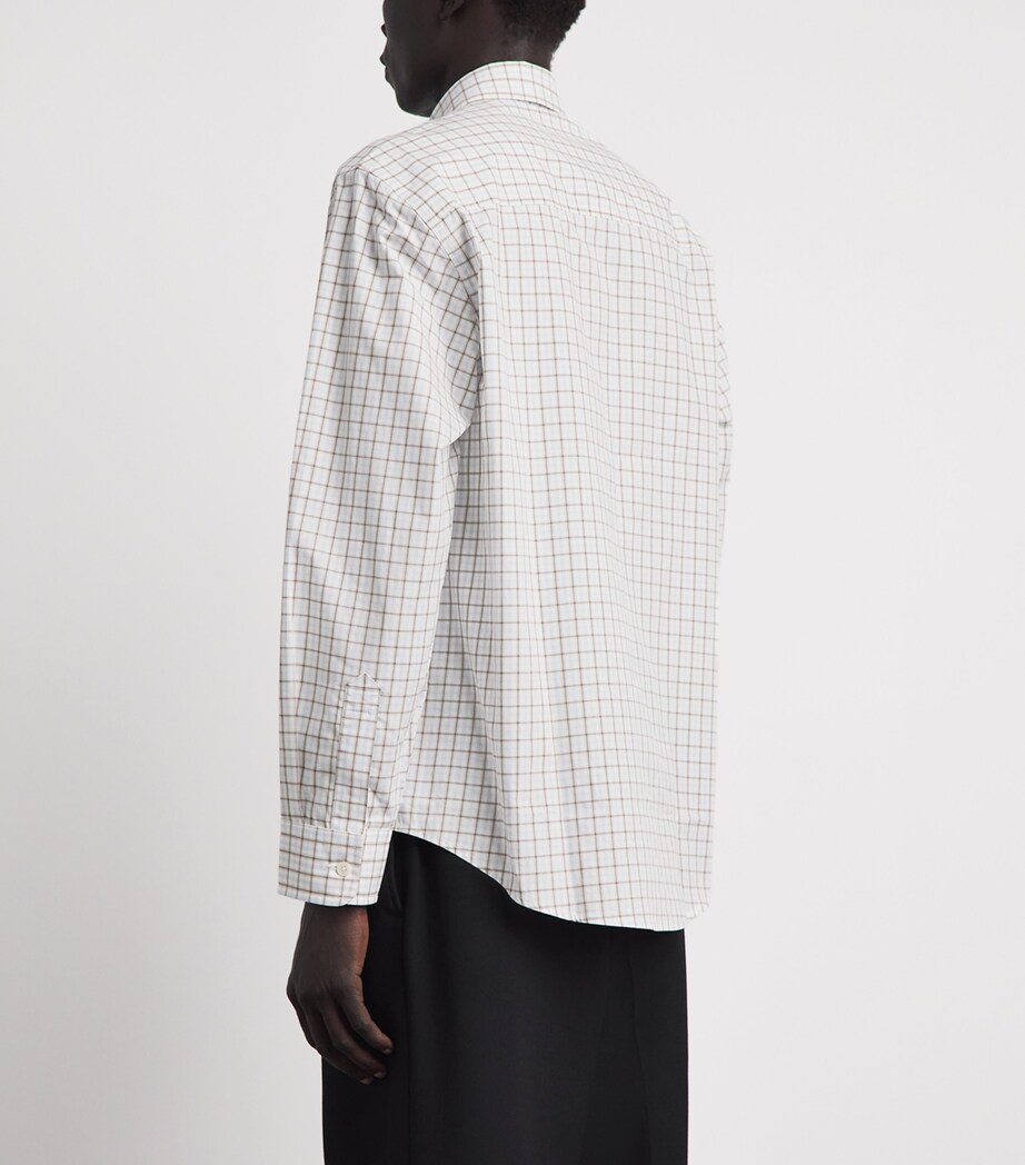 NN.07 Mens Organic Cotton Check Shirt Blue Check Image 5