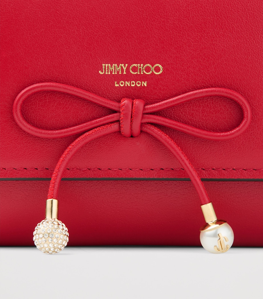 Leather Marinda Wallet RUBY RED/LIGHT GOLD Image 3