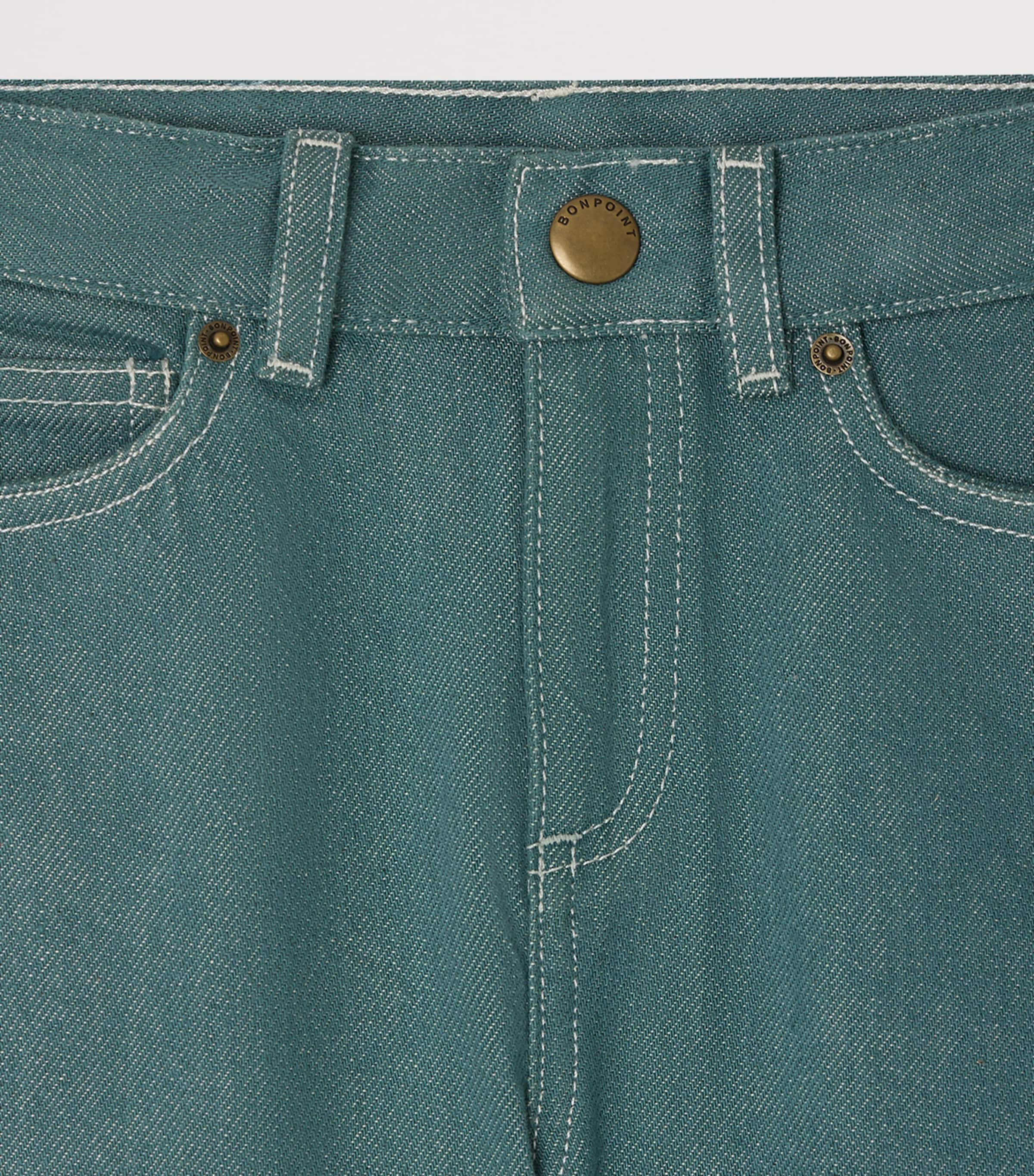 Elivo Denim Shorts (10-14 Years) EMERAUDE Image 3