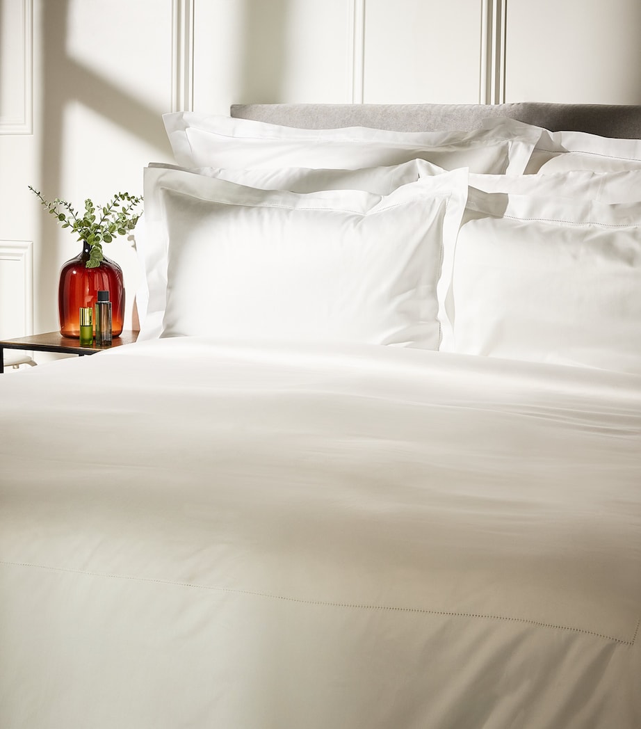 Slaidburn King Oxford Pillowcase (50cm x 90cm) WHITE Image 2