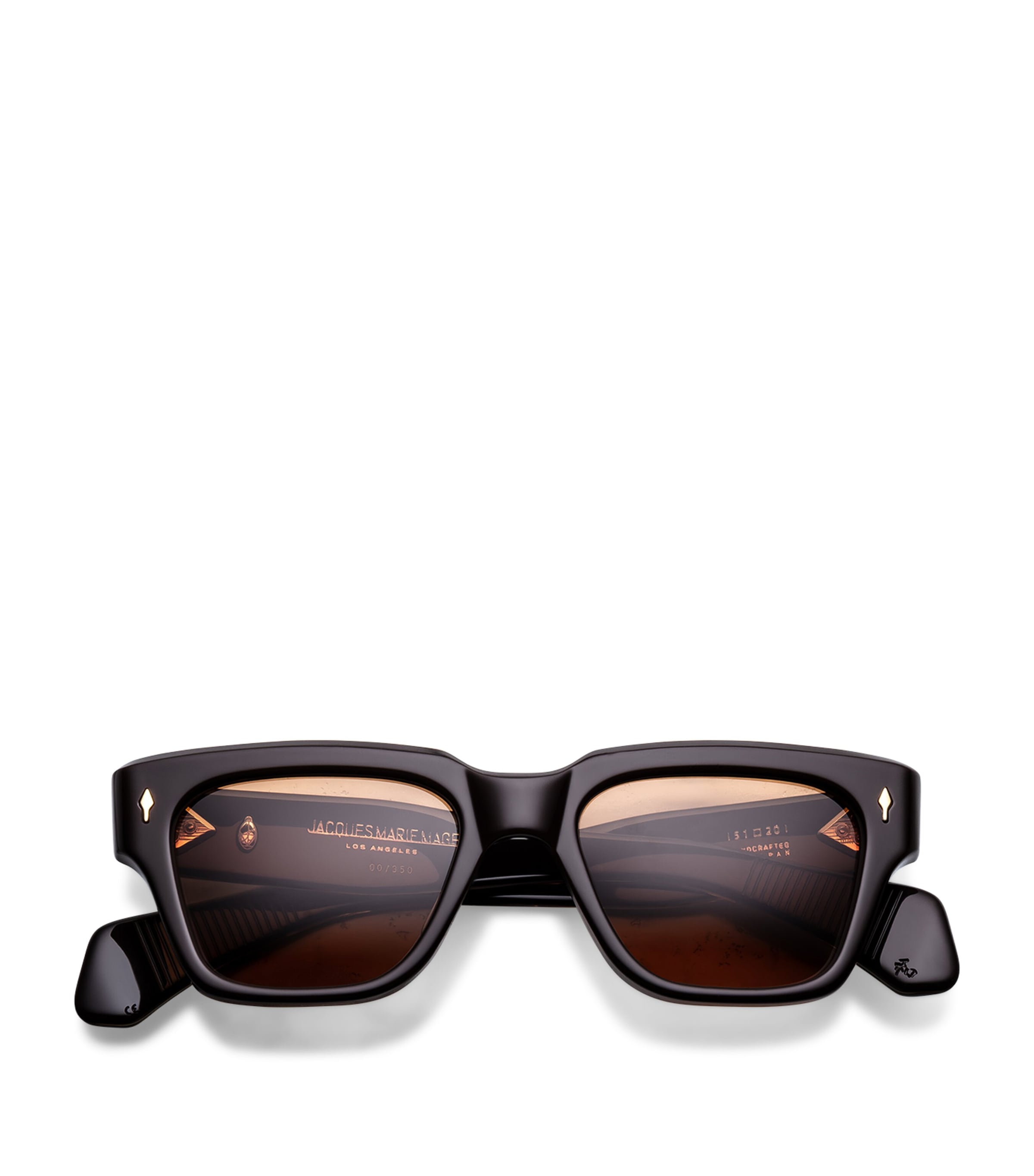 Jacques Marie Mage Acetate Fellini Sunglasses Walnut Image 1