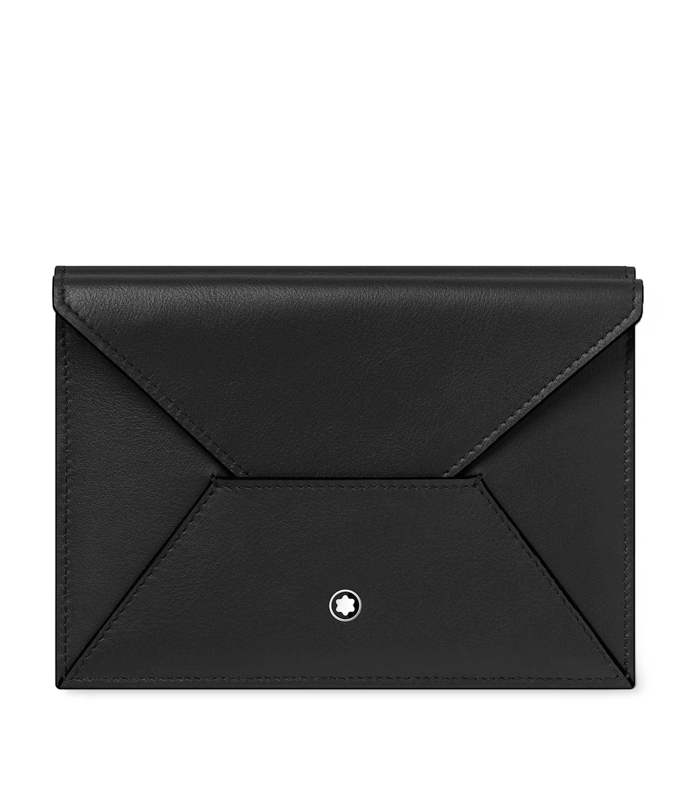 Montblanc Leather Meisterstück Selection Soft Passport Holder In Black