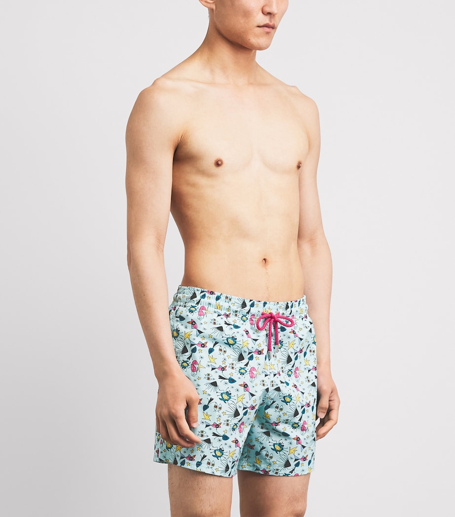 Vilebrequin Mens Printed Moorise Swim Shorts Oxygene Image 3