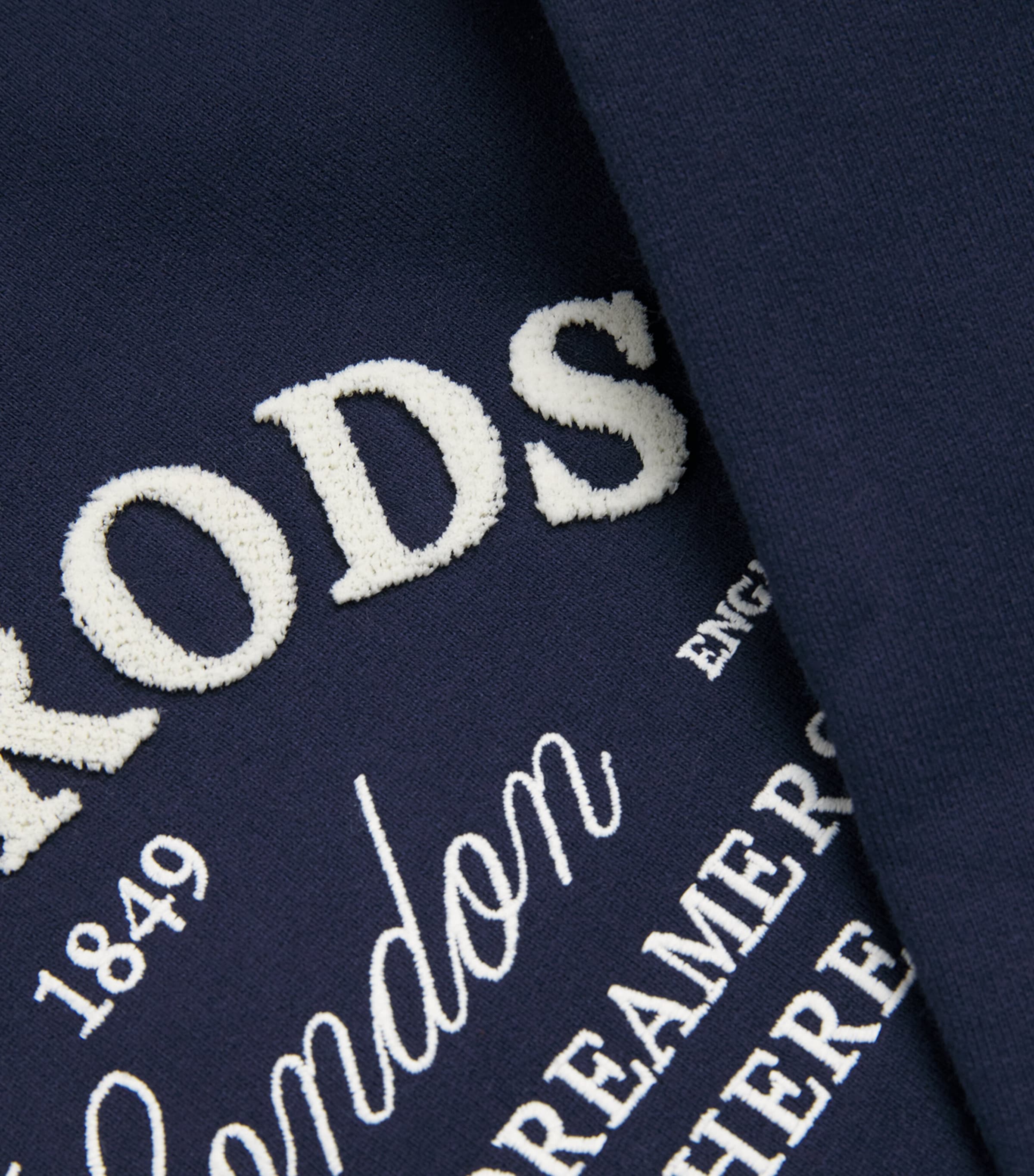 Cotton Logo Sweatshirt NAVY Image 3