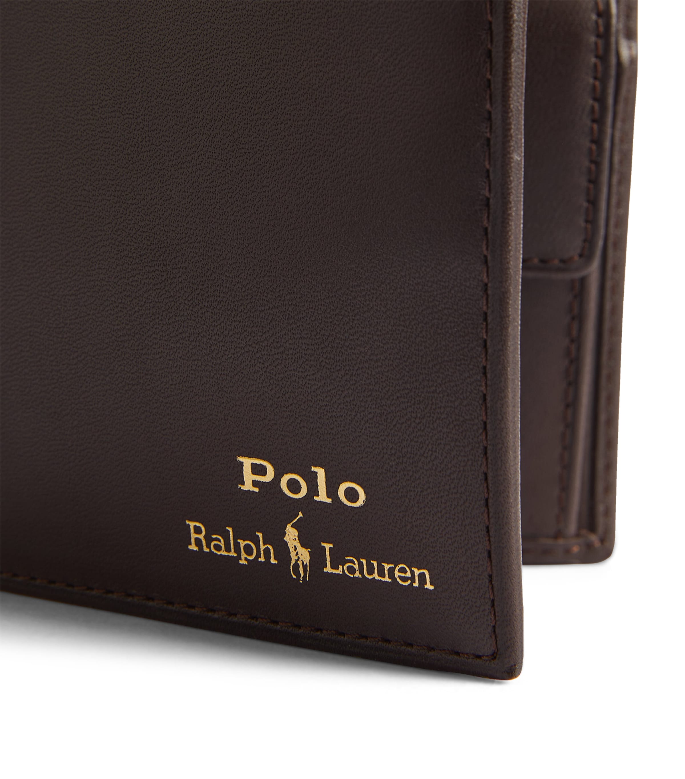 Leather Logo Wallet BROWN Image 4