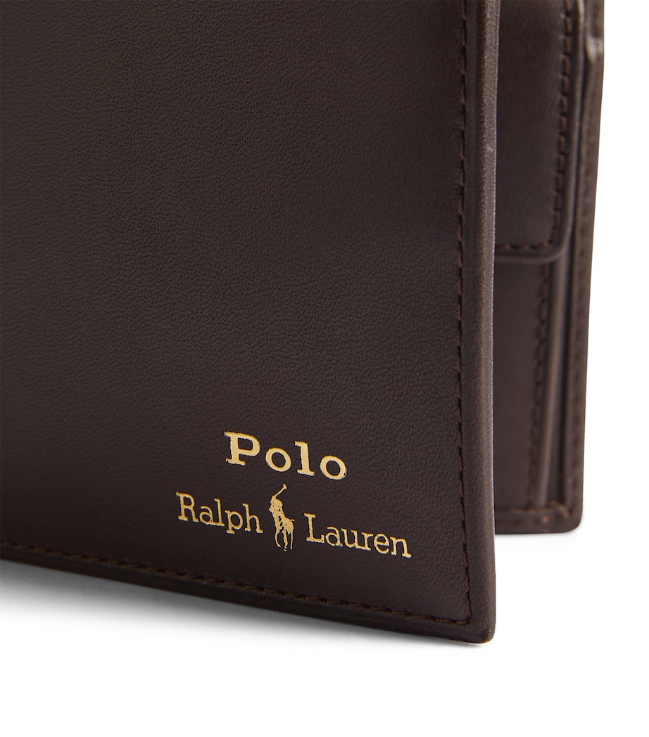 Leather Logo Wallet BROWN Image 4