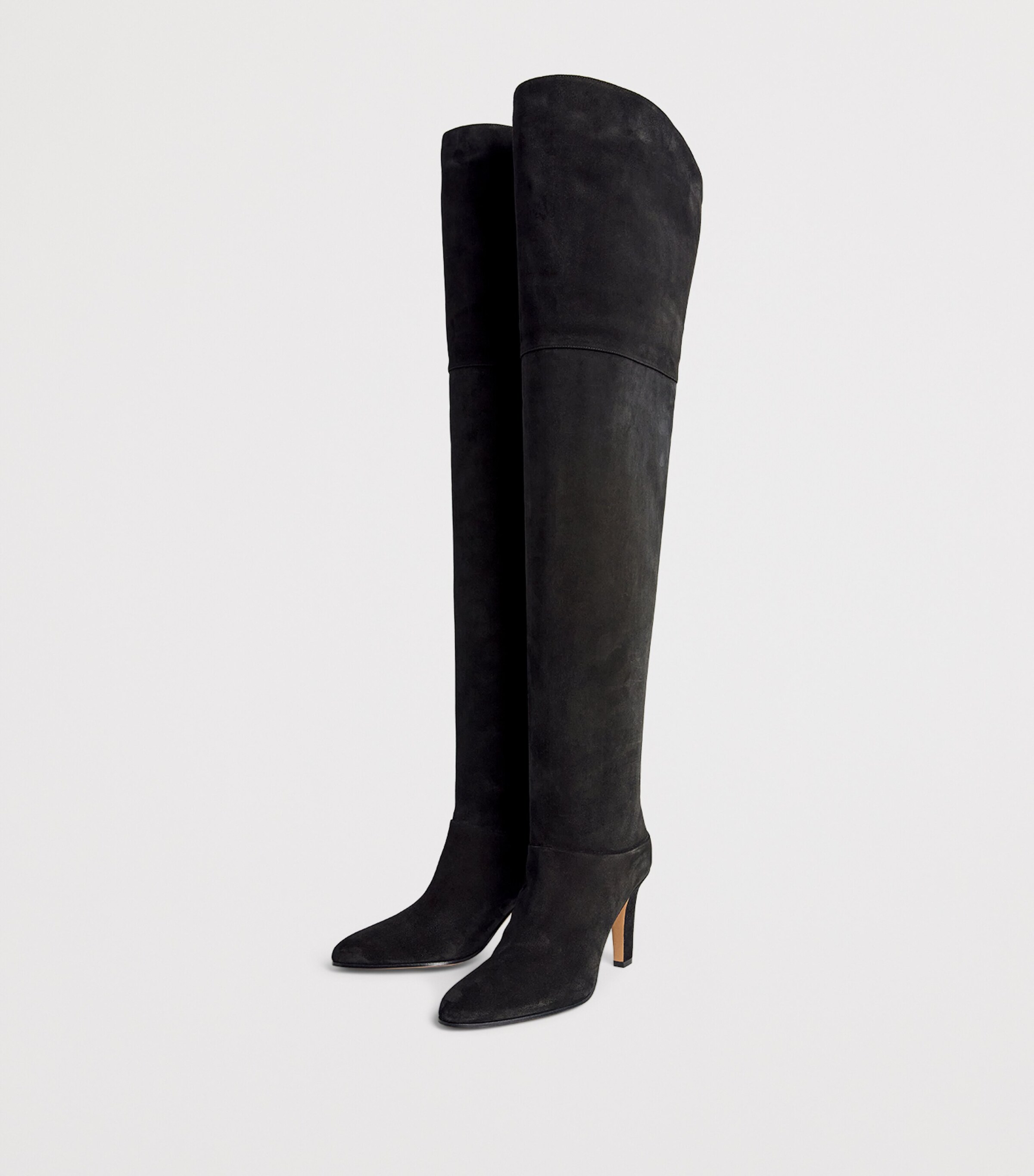 Suede Eve Over-The-Knee Boots 85 BLACK Image 3