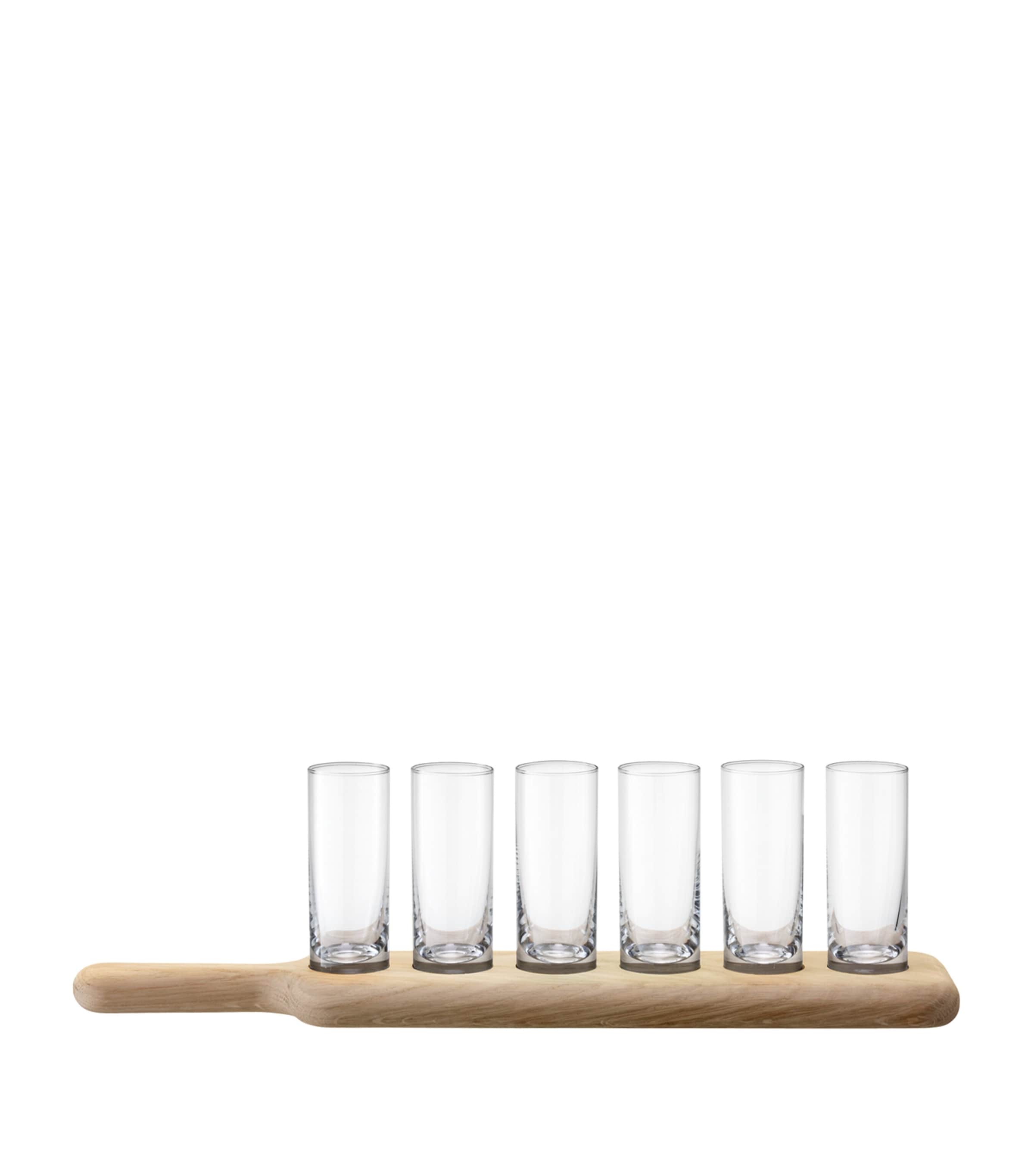 Lsa International Paddle Vodka Set Clear
