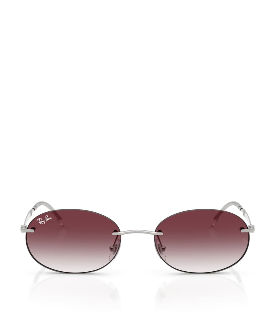 RB3767 Metal Oval Sunglasses