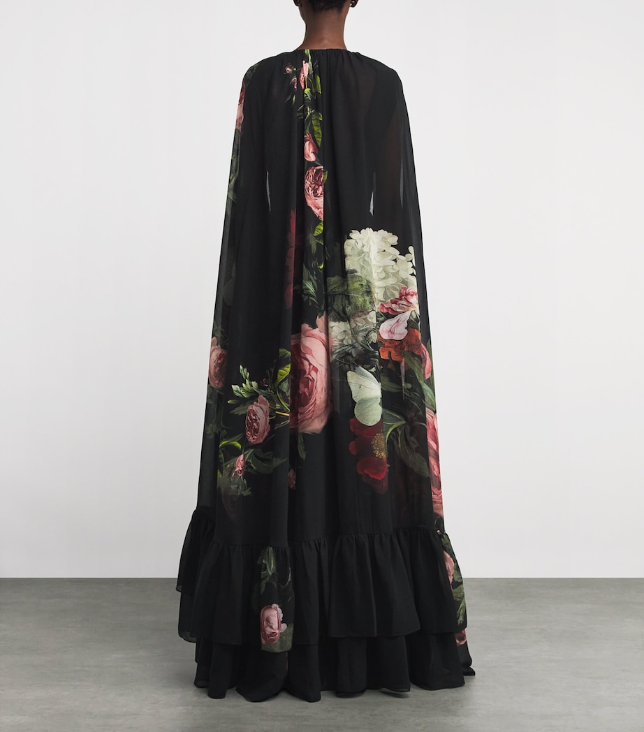 Cape-Detail Roya Gown C923 BE STILL Image 3