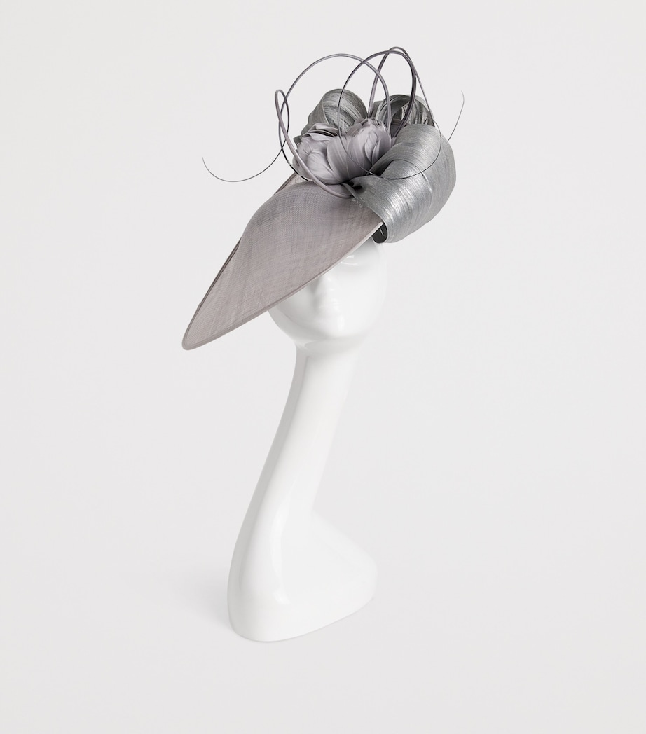 Silver With A Twist Hat Fascinator SILVER Image 2