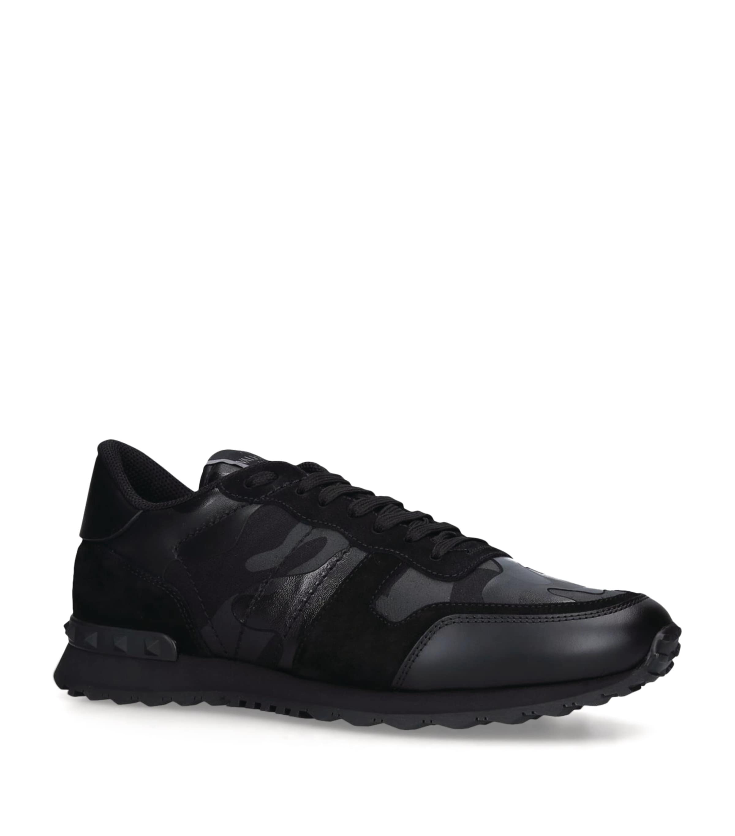 Tonal Camouflage Sneakers BLACK Image 1