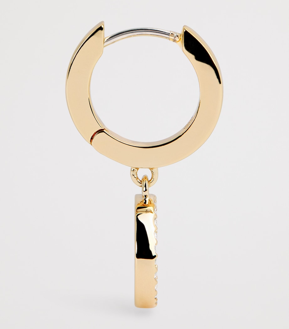 Miller Huggie Earrings 783 TORY GOLDCRYSTAL Image 4