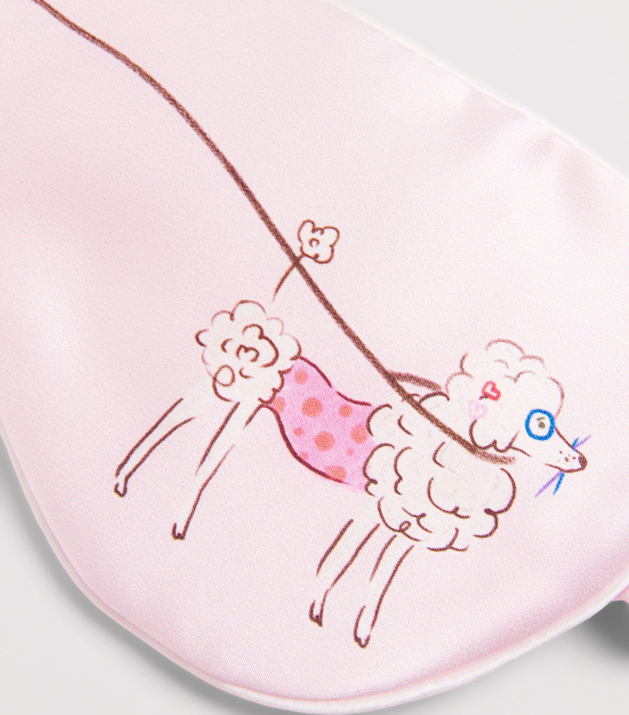 MANITO Pink Mulberry Silk Puppy Sleep Mask | Harrods SG