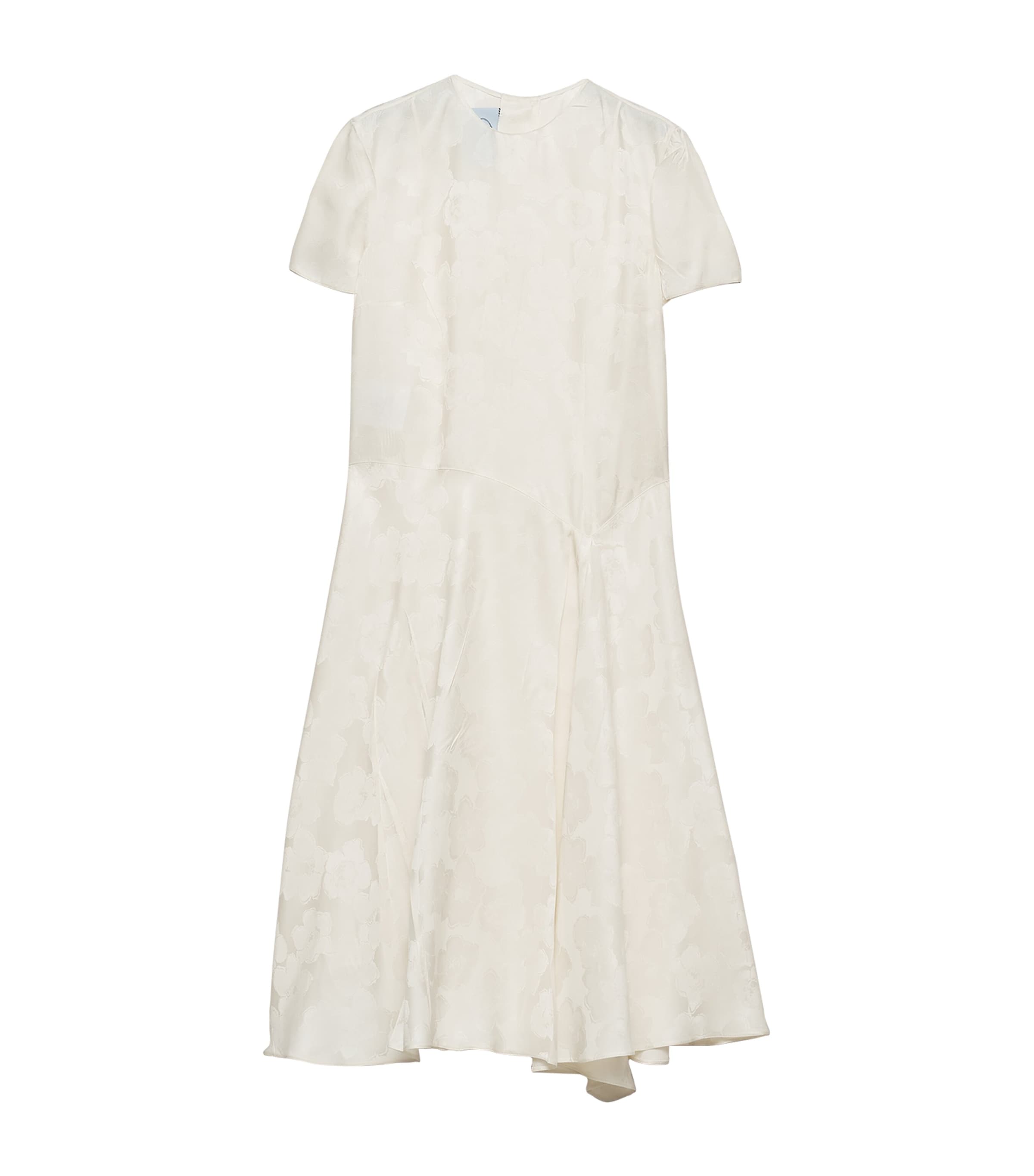 Jacquard Floral Midi Dress F0304 Image 1