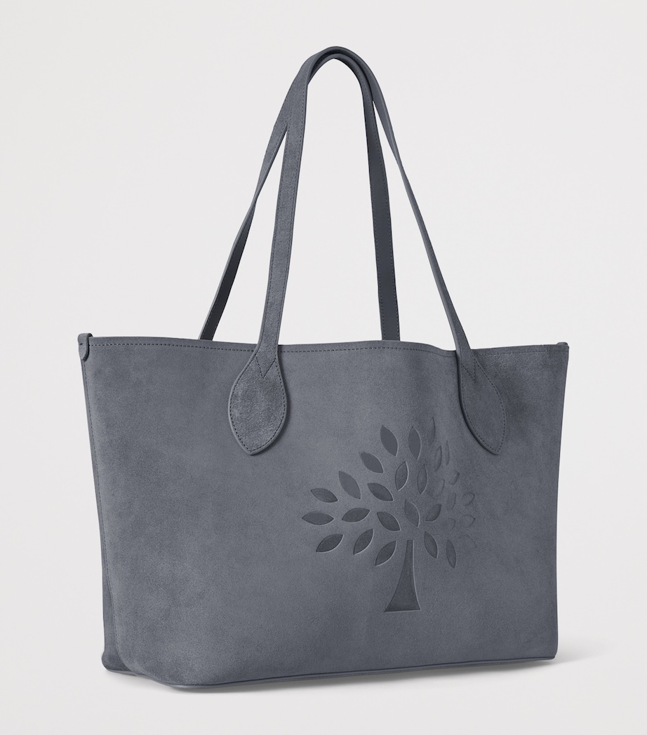 Mulberry Suede Tree Tote Bag Foggy Grey Image 2