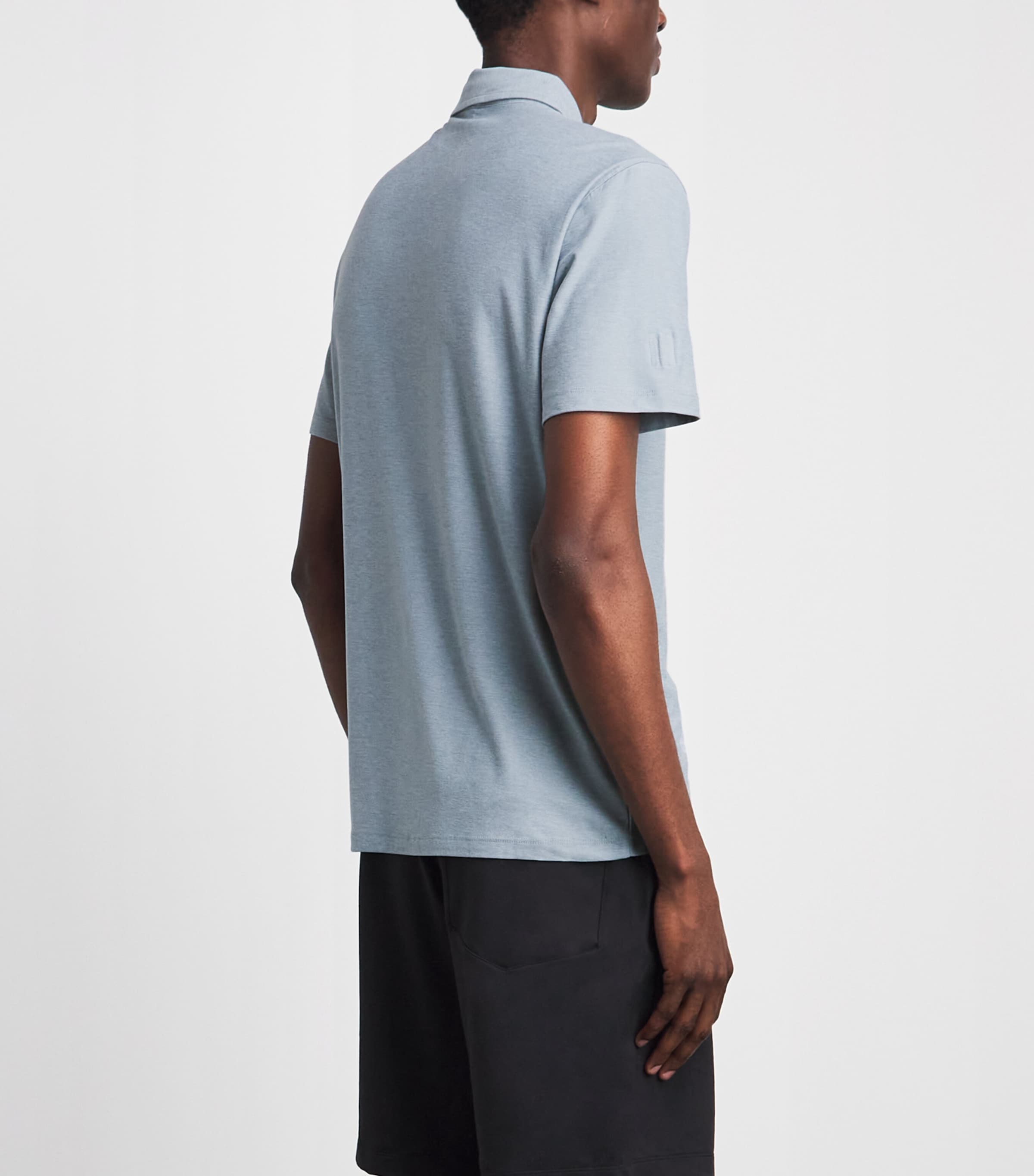 VUORI Mens Strato Tech Polo Shirt Rdh Raindrop He Image 5