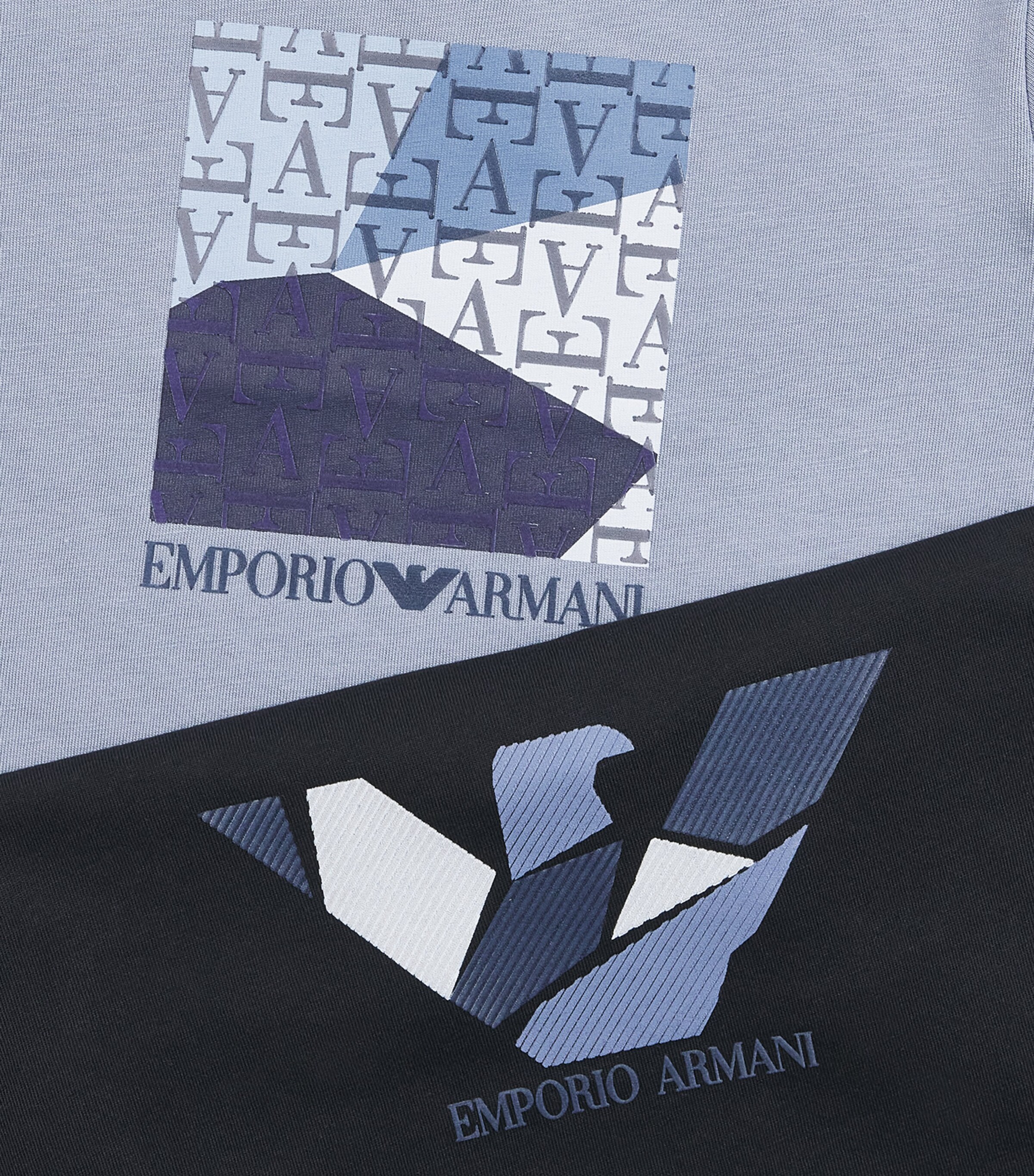 Emporio Armani Kids Pack of 2 Cotton Logo T-Shirts (6-36 Months) Image 3