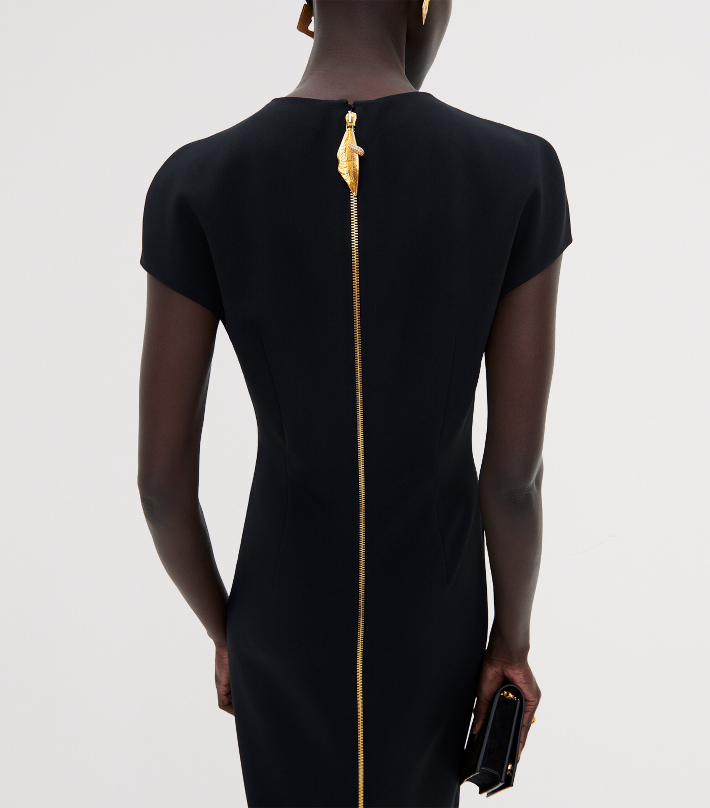 Schiaparelli Womens Corset Midi Dress Black Image 3