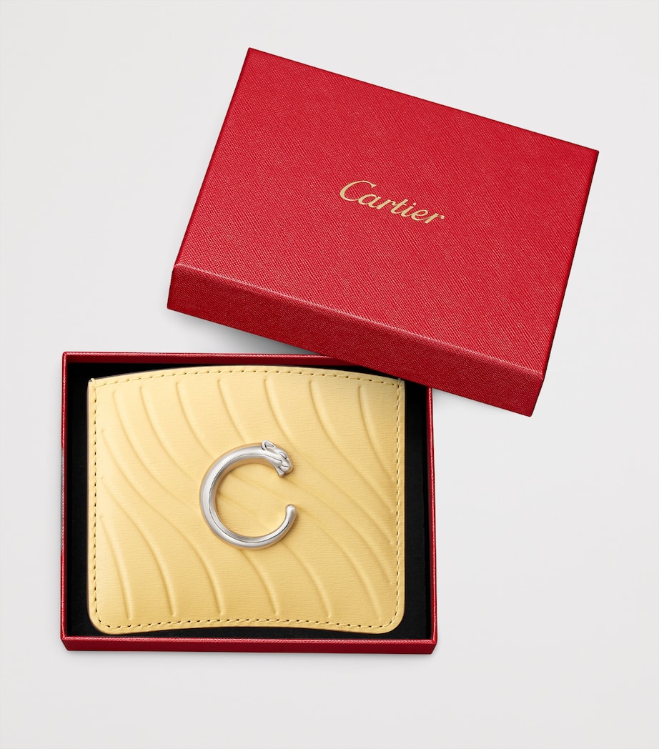 Quilted Panthère de Cartier Card Holder MIMOSA Image 5