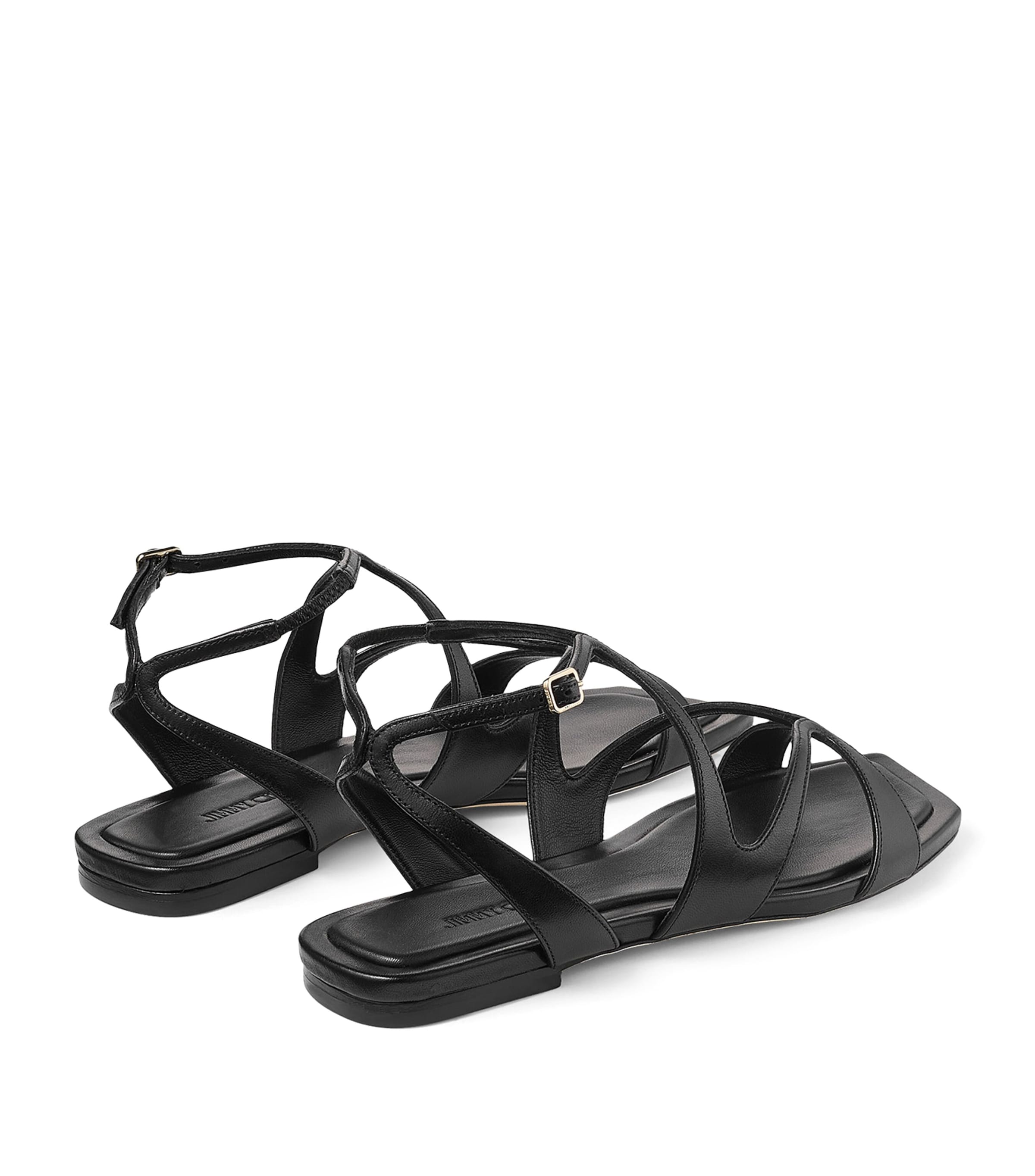 Jimmy Choo Ayla Leather Sandals Black Image 5