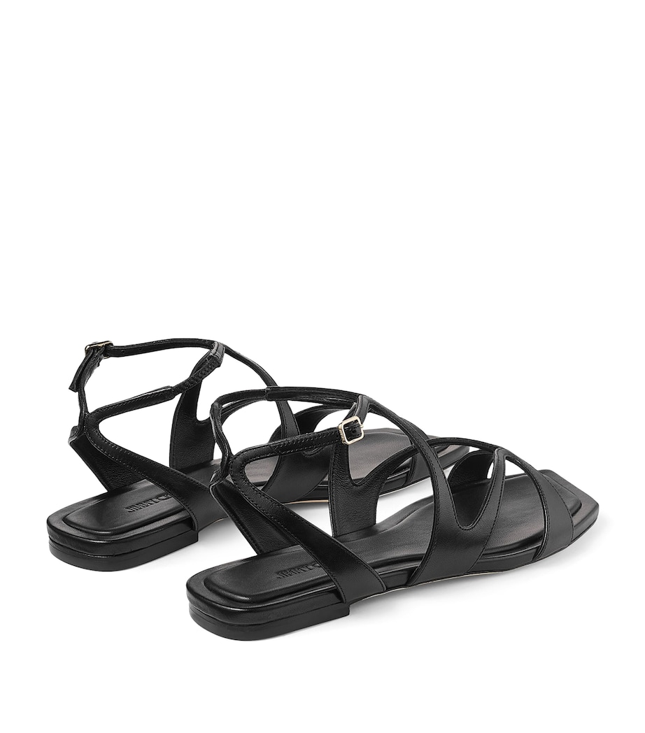 Jimmy Choo Ayla Leather Sandals Black Image 5