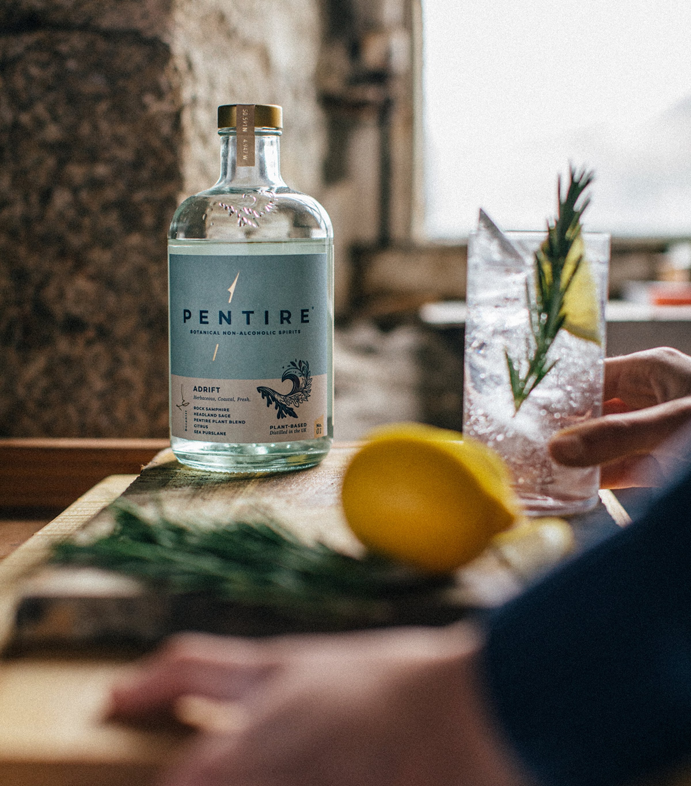 Non-Alcoholic Adrift Botanical Spirit (70cl) NO COLOUR Image 7