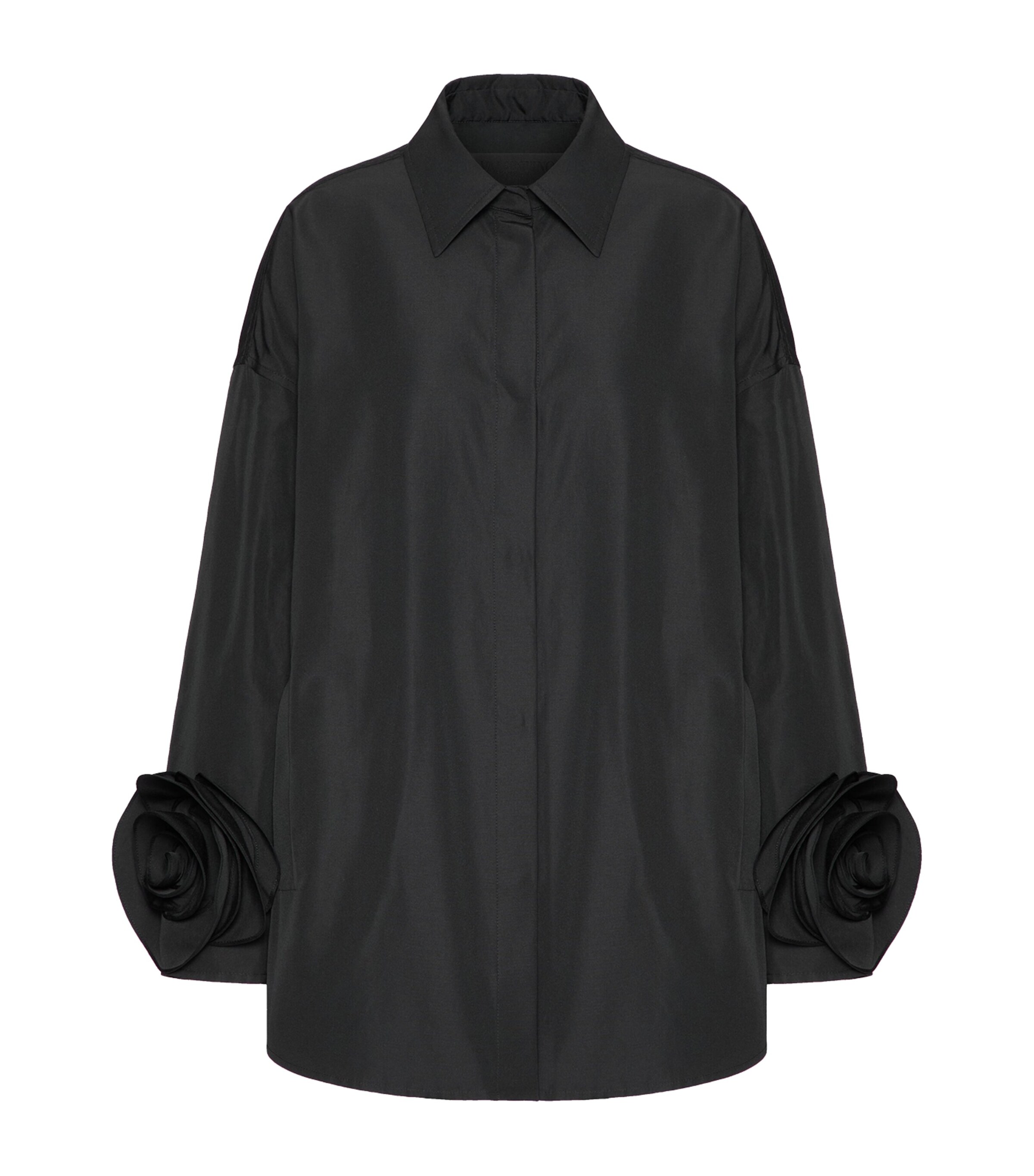 Valentino Micro Faille Jacket In Black