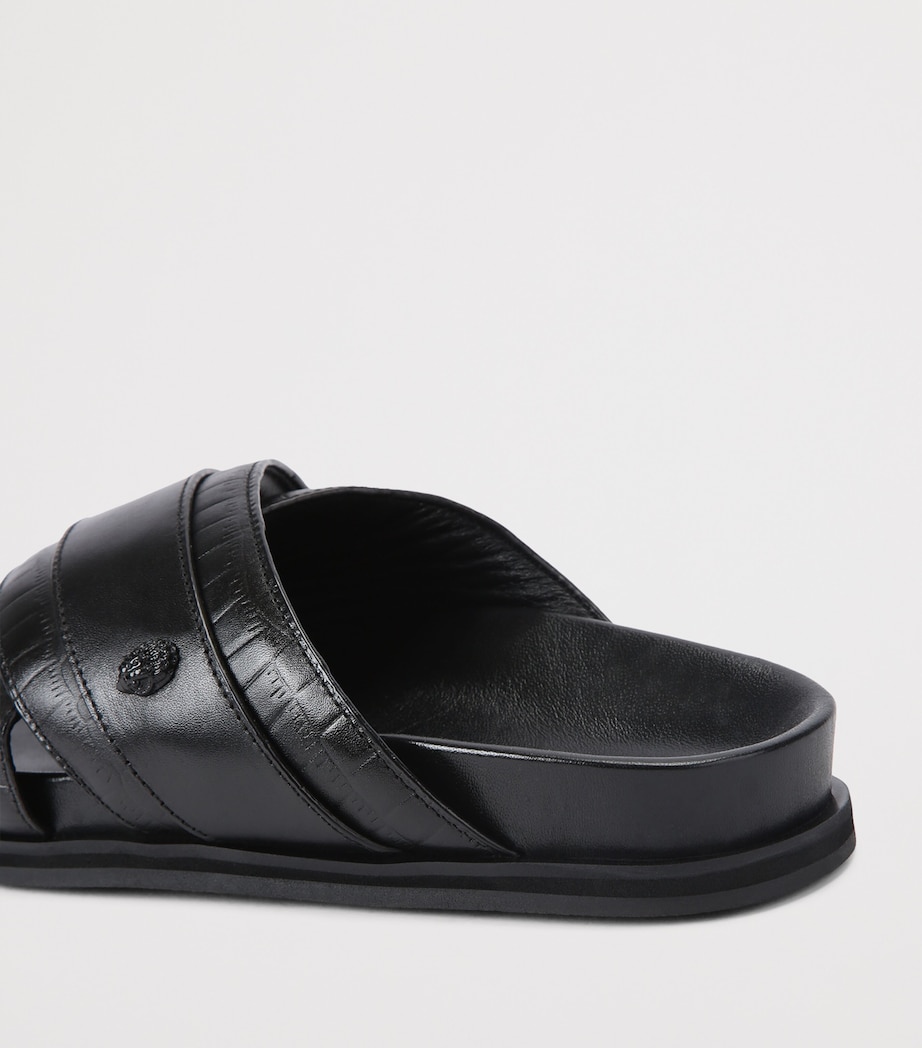 Kurt Geiger London Leather Baron Sandals Blk/other Image 3