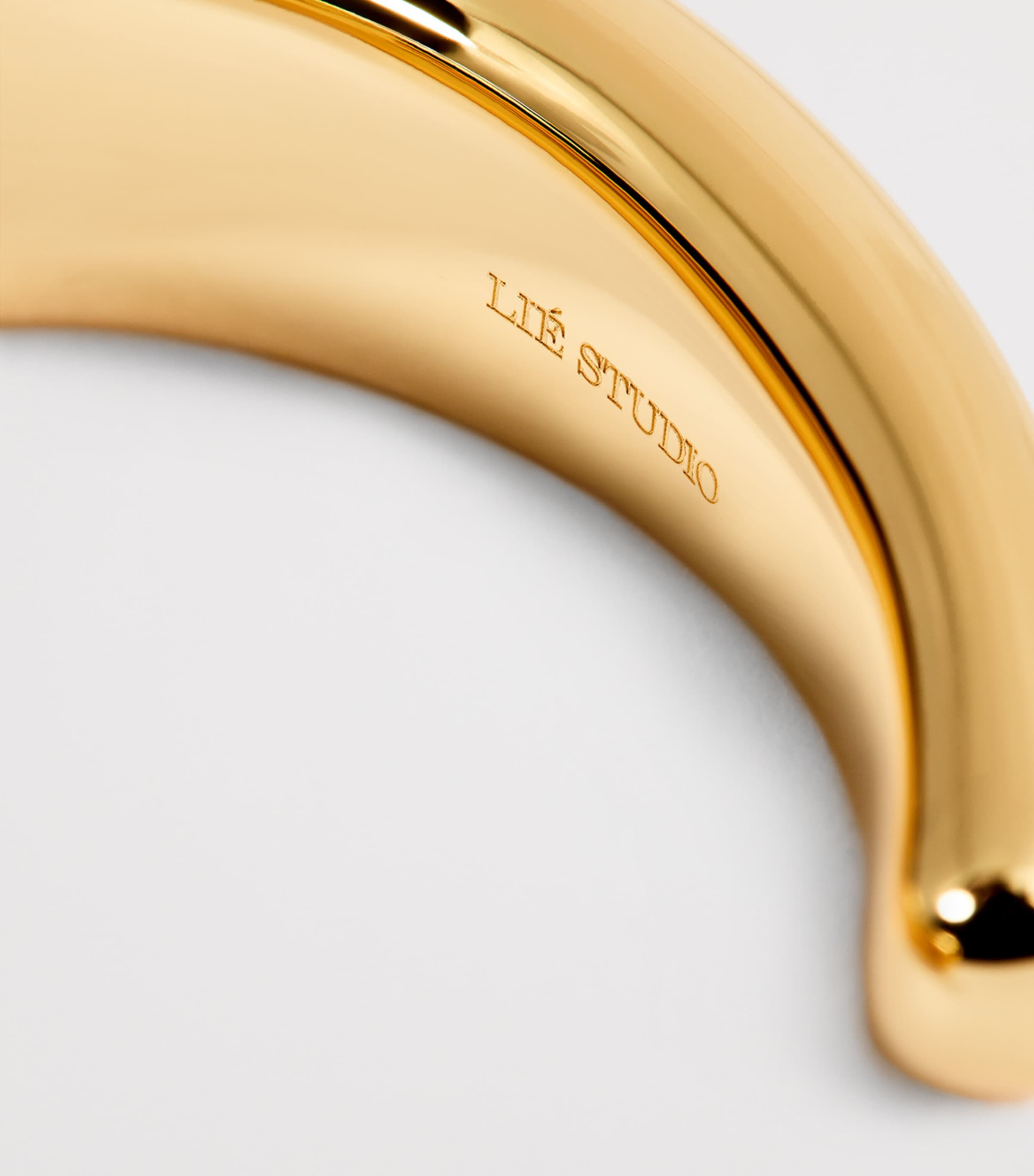 Gold-Plated Emma Cuff Bangle GOLD Image 5