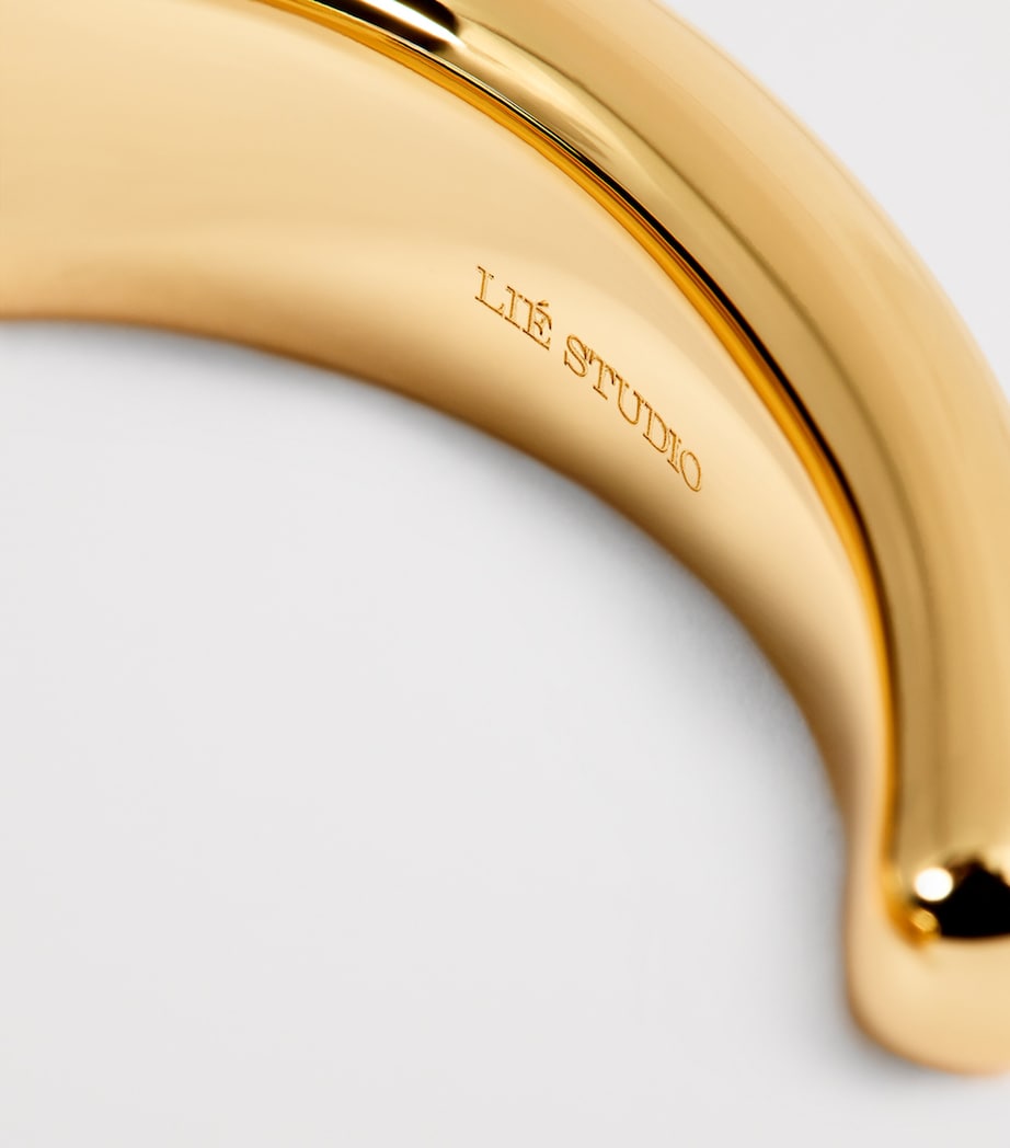 Gold-Plated Emma Cuff Bangle GOLD Image 5