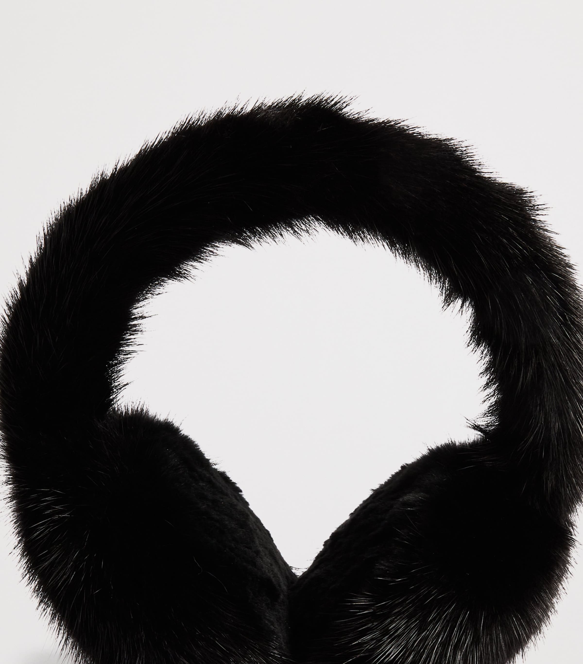 Yves Salomon Mink Fur Earmuffs Image 4