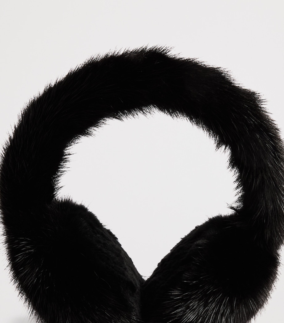 Yves Salomon Mink Fur Earmuffs Image 4