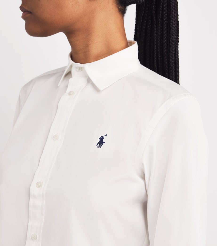 Polo Pony Long-Sleeve Shirt WHITE Image 6