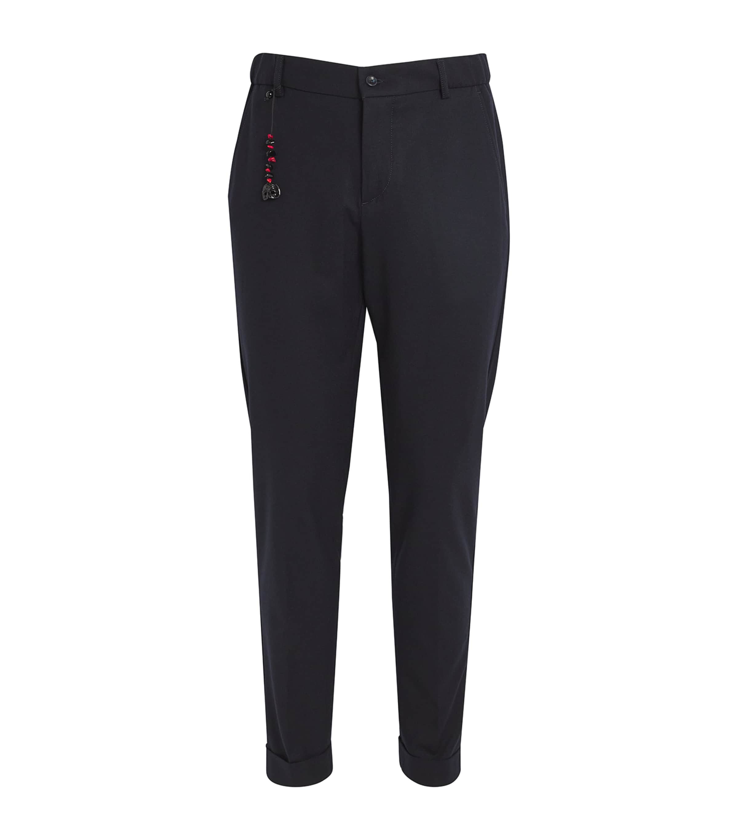 Marco Pescarolo Cashmere Tailored Trousers In Navy