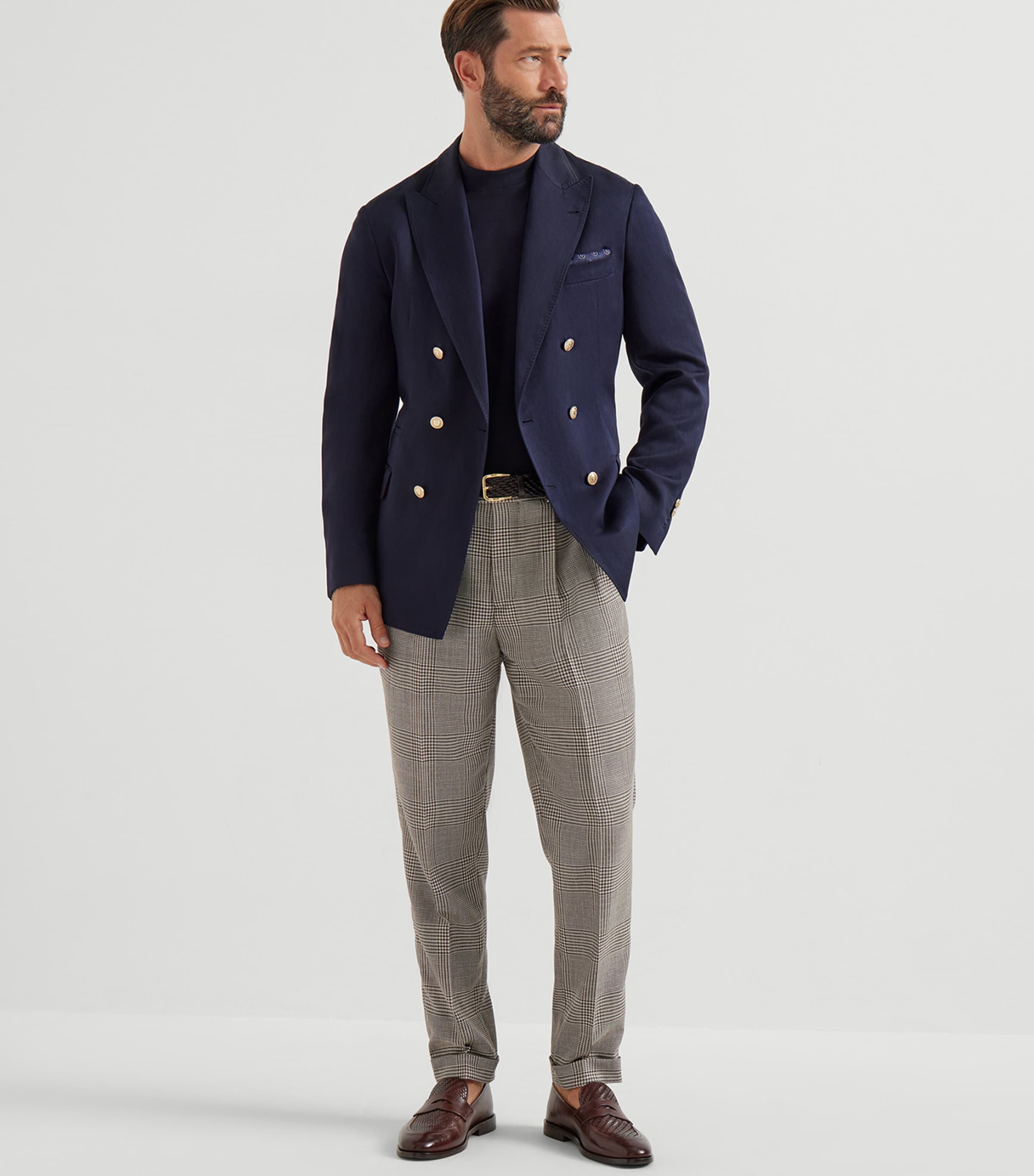 Leather Woven Loafers C8876 Image 4