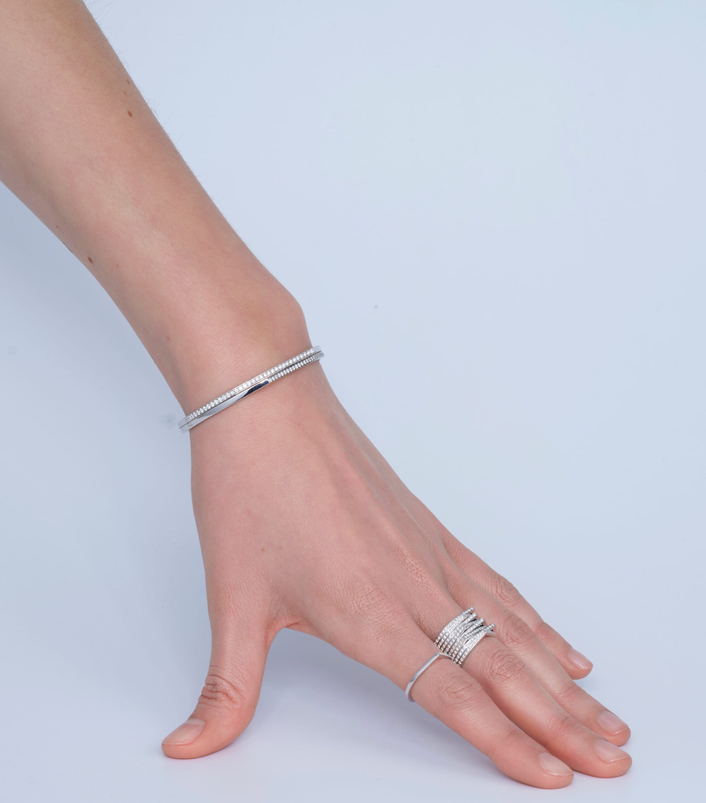 Repossi White Gold and Diamond Antifer Ring White Gold Image 2