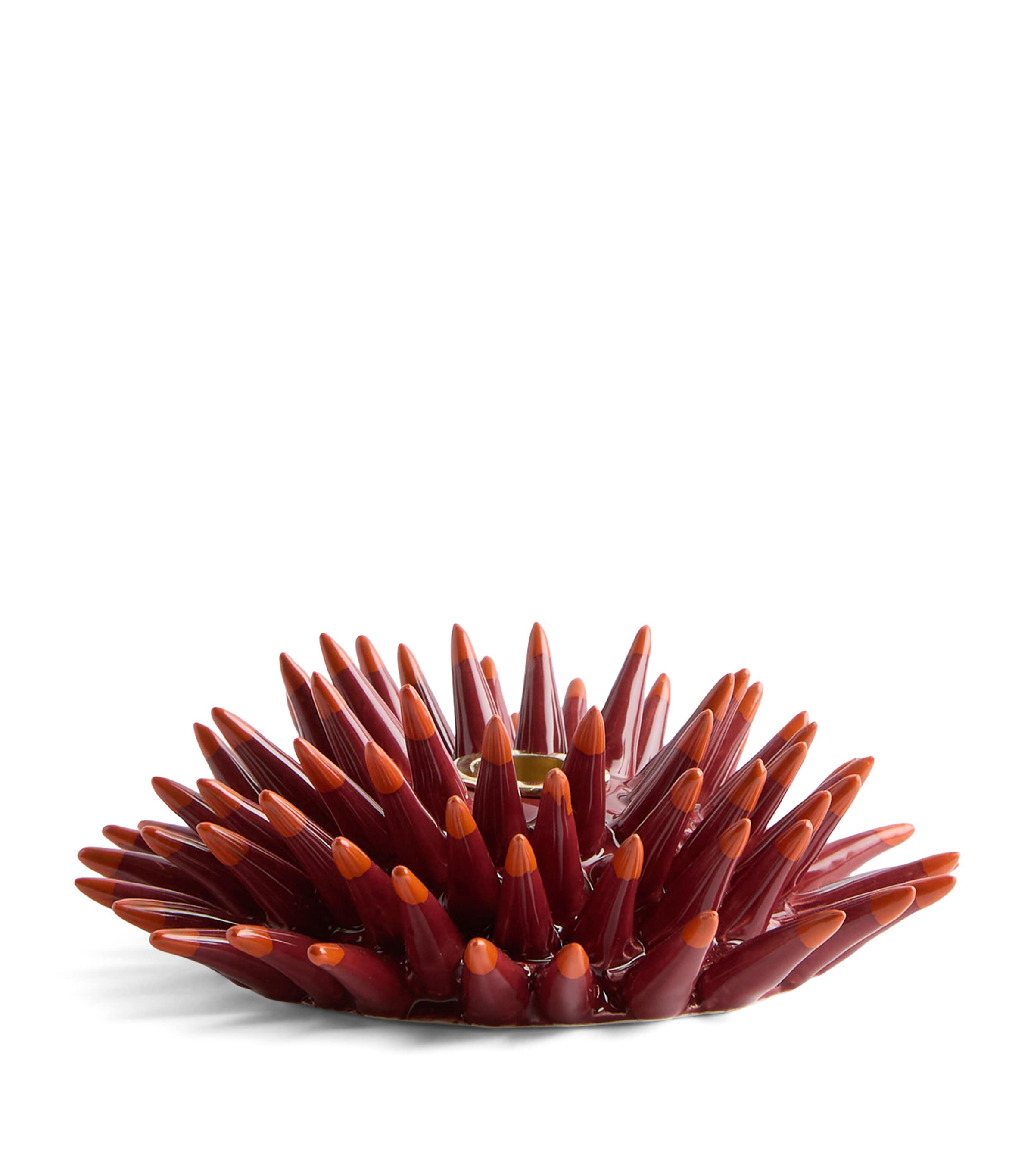 La Doublej Ceramic Spine Candle Holder Bordeaux Image 2