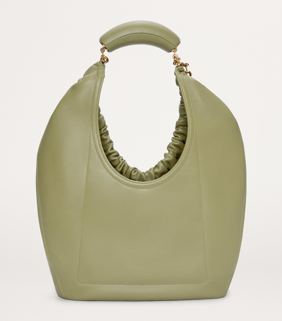 Medium Lambskin Squeeze Shoulder Bag EUCALYPTUS GREEN Image 3